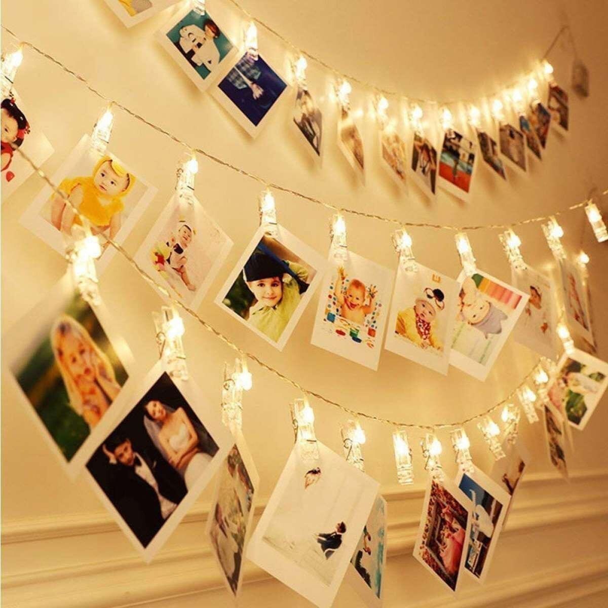Plastic LED Light Photo Clip [20 pcs]
