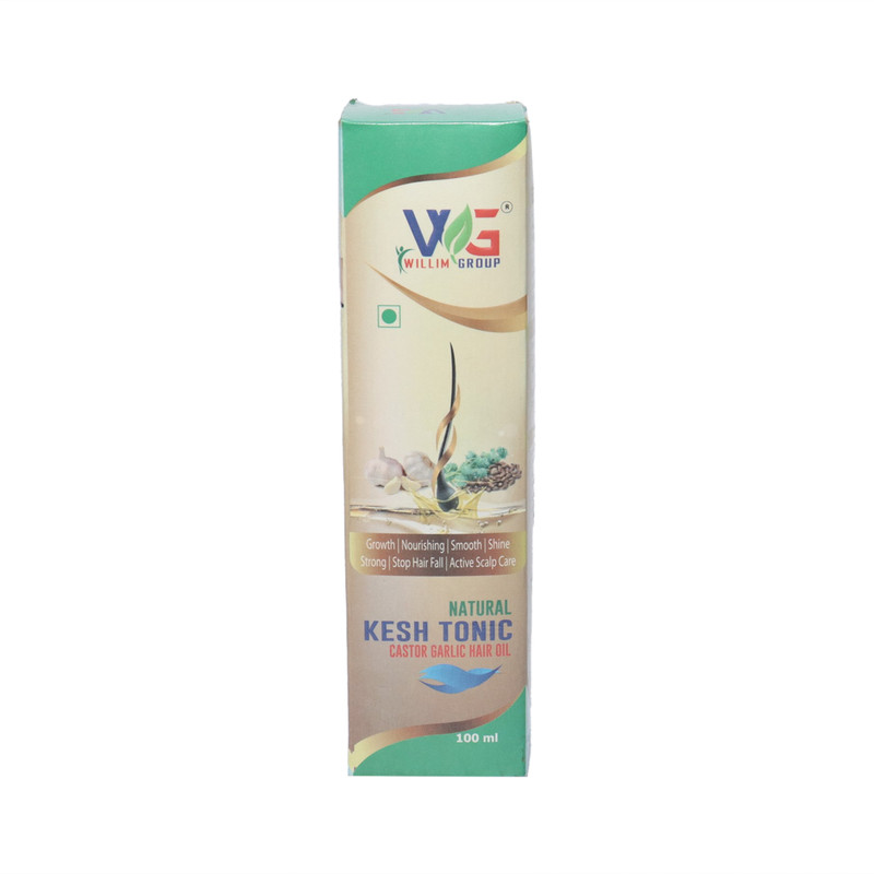 WG Natural Kesh Tonic Castor Garlic Hair Oil 100ml