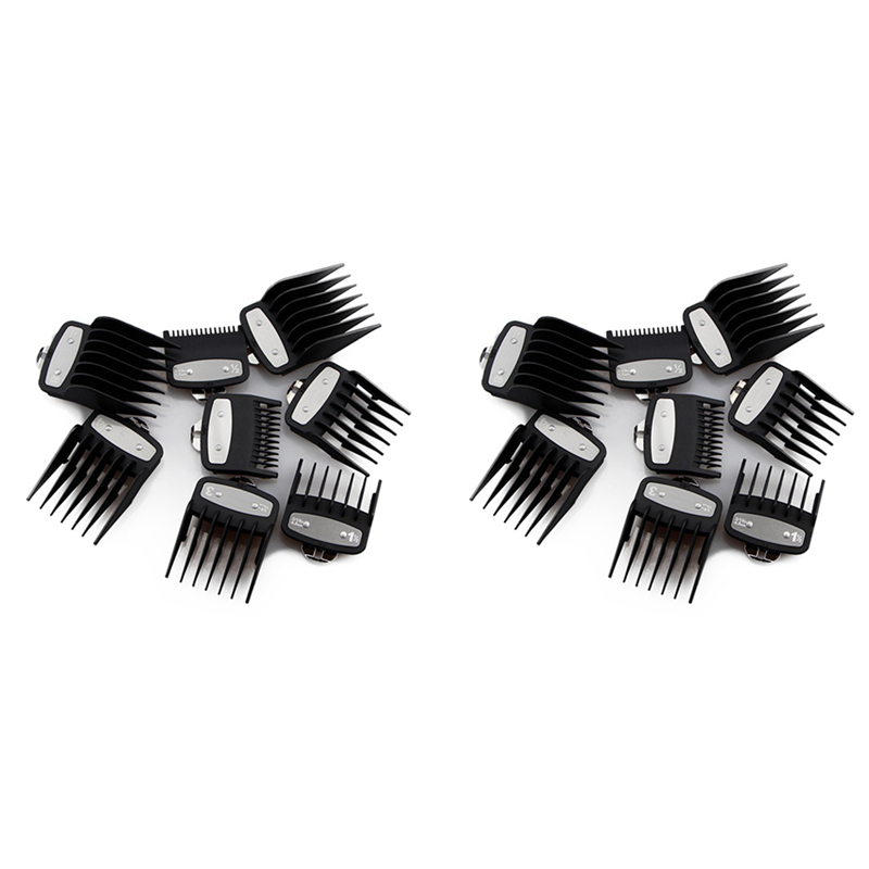FORIDE For Hair Clipper Guide Comb Cutting Limit Combs 16Pcs Set Standard Guards Attach Parts Electric Clippers