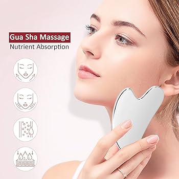 Stainless steel Gua Sha Massage Tool Facial Scarper Eye Roller Shaping Massager