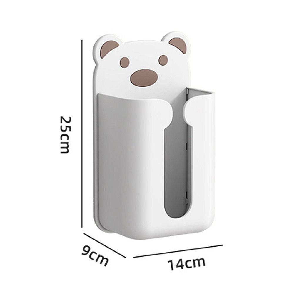 1pcs Creative Removable Multifunctional Adhesive Tissue Tissue Box Mask Storage Box Wall Mounted