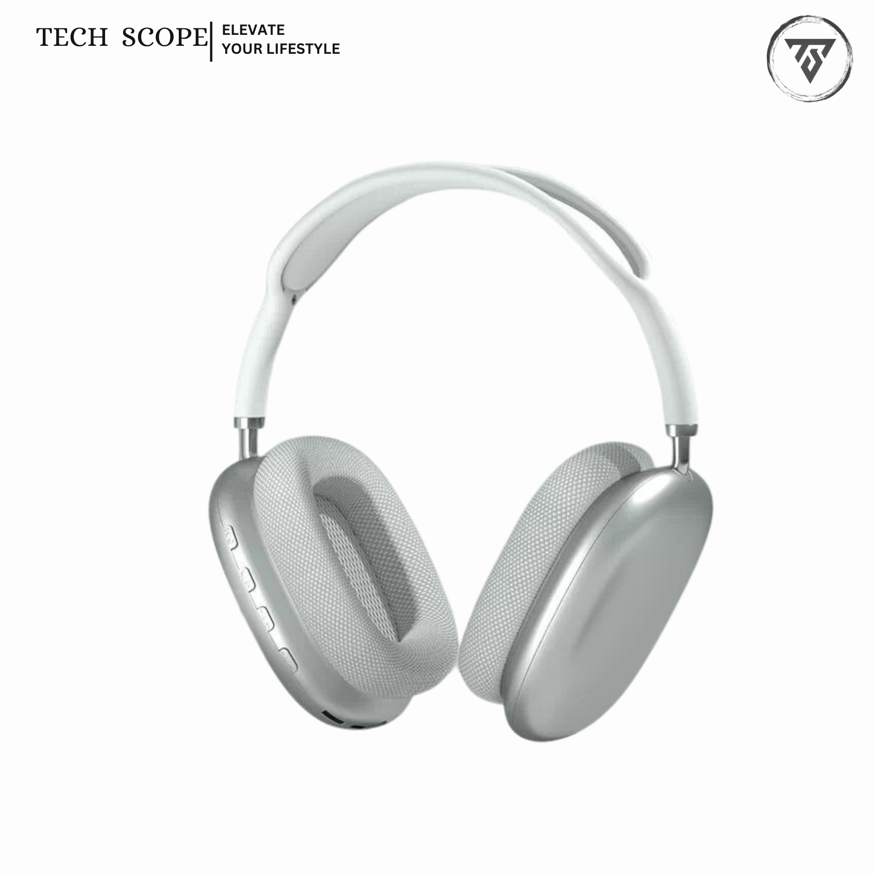 P9 Wireless Headphones - Premium Sound in White & Black