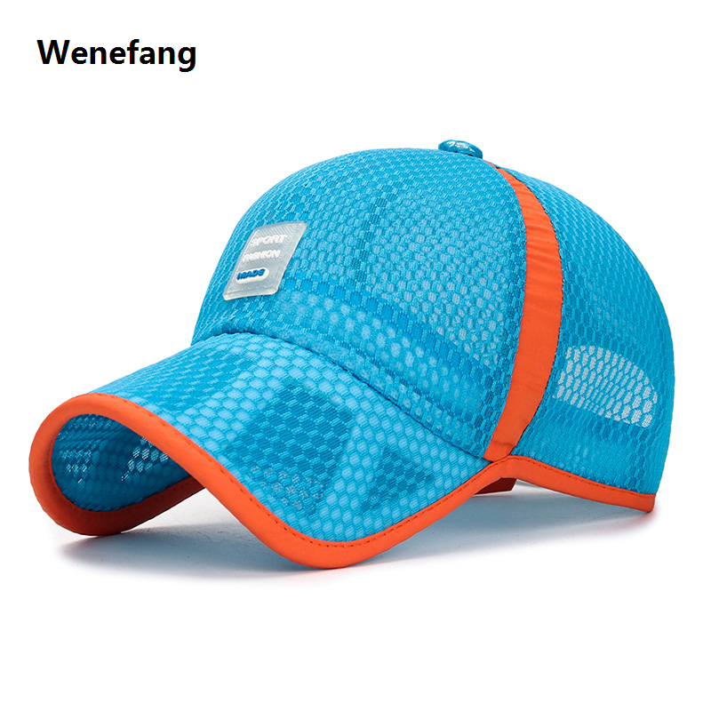 Wenefang 4-14 Boy Girl Letter Outdoor Sport Sunscreen Sun Cycling Adjustable Hat Child Summer Breathable Mesh SunShade Baseball Cap A40