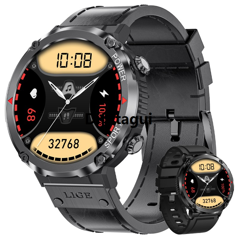 Difutagui 600mAh High-Capacity Battery Smartwatch AMOLED Screen Men Waterproof Smart Watch Sports Fitness Bracelet Bluetooth Call 2024