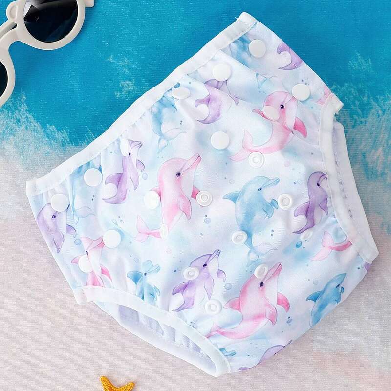 Swim Diapers Reuseable Washable Adjustable for Swimming Lesson & Baby Shower Gifts