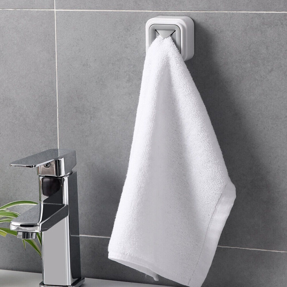 Portable No Punching Required Towel Storage Plug Kitchen Tool Household Dishwasher Towel Storage Rack Plastic Self-Adhesive Wash Cloth Clip