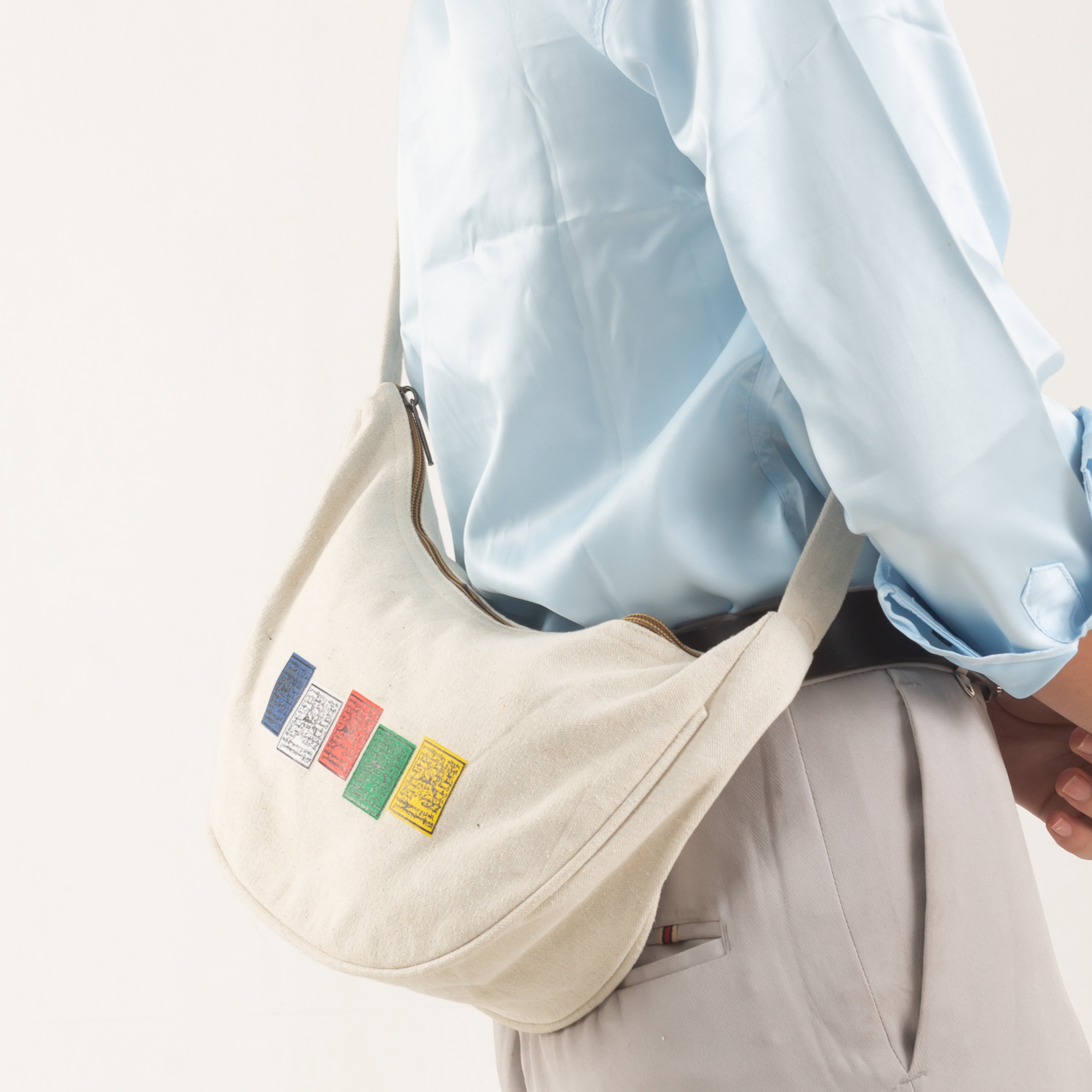 Printed Cotton Moon bag For Men