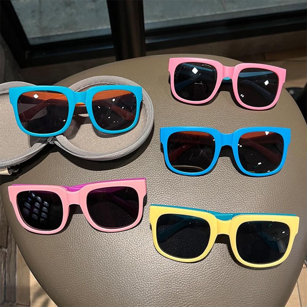 Fashion Outdoor Kids Sunglasses Square Frame UV 400 Travel Goggle Shades for Toddler Boys and Girls