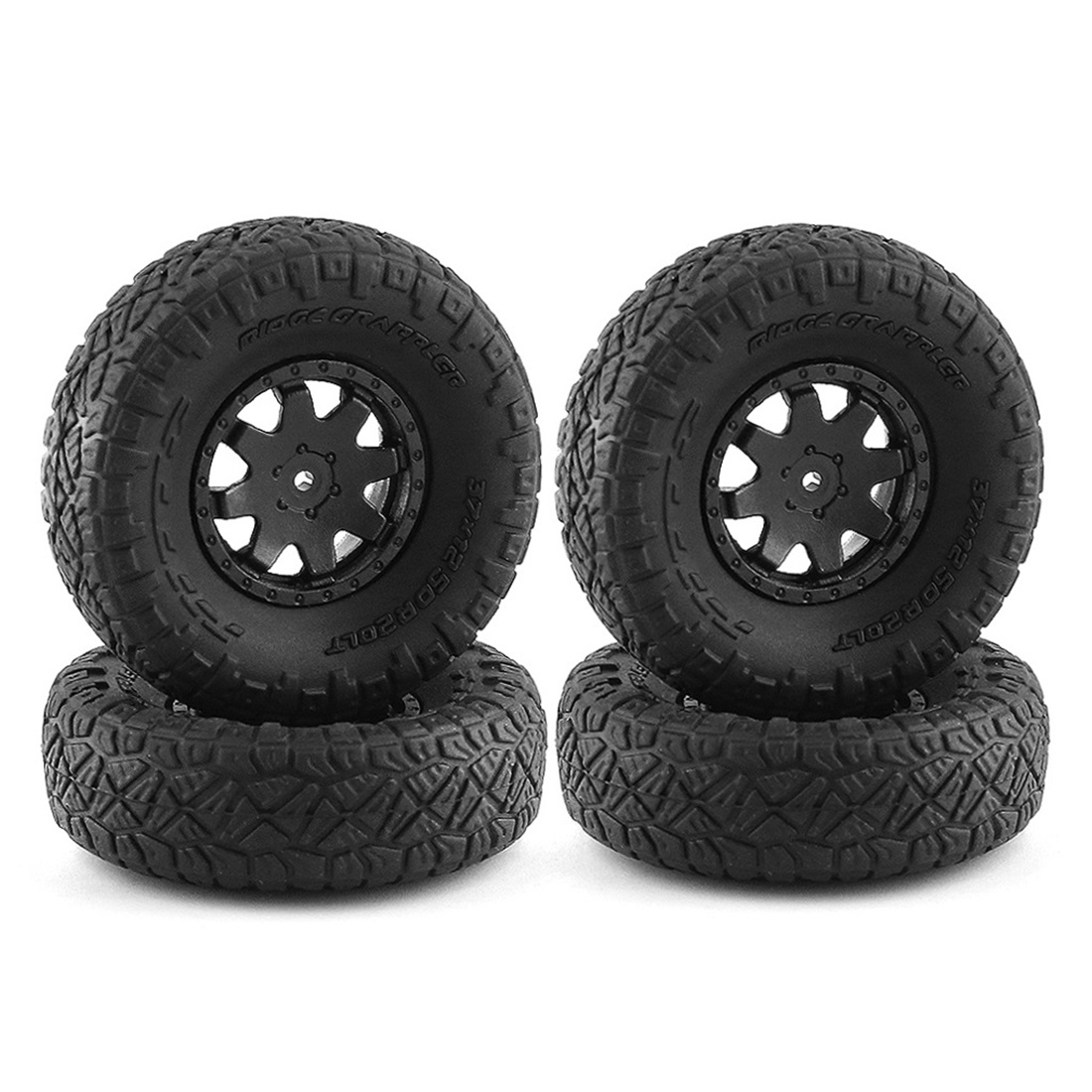 NAMUNY 4Pcs Rubber Tire Wheel Tyre for Mini-Z Mini Z RC Crawler Car Spare Parts Accessories