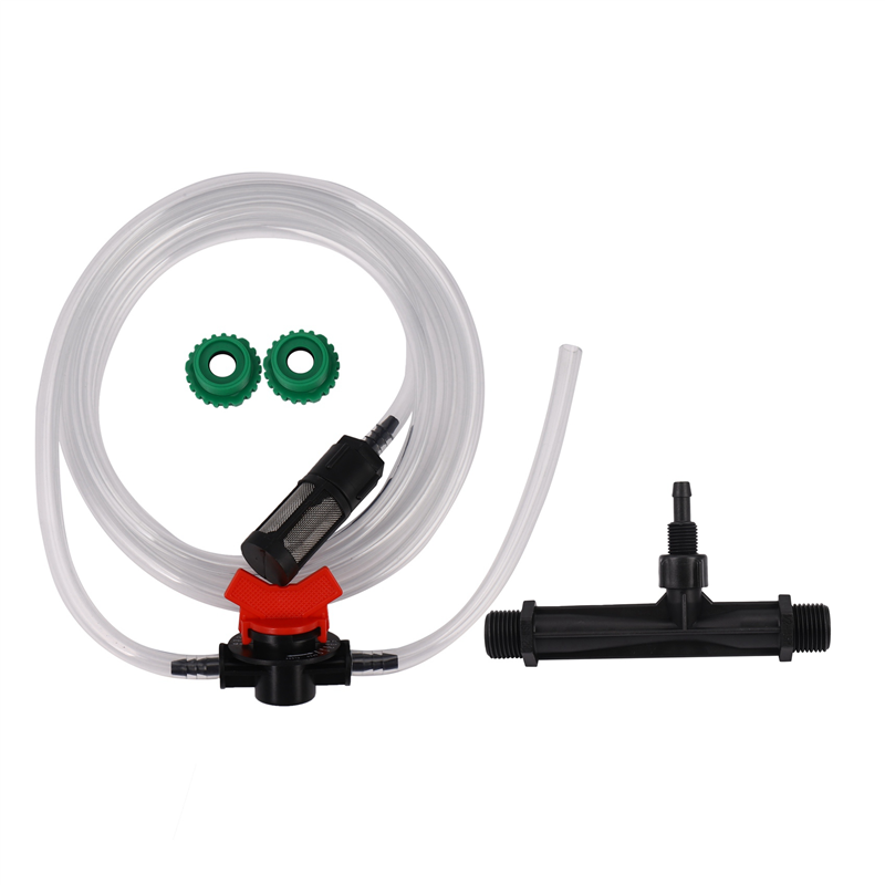FORIDE Agricultural Venturi Injector Kit with 1/2 Inch to 3/4 Inch Threaded Greenhouse Irrigation Fittings 2 Set