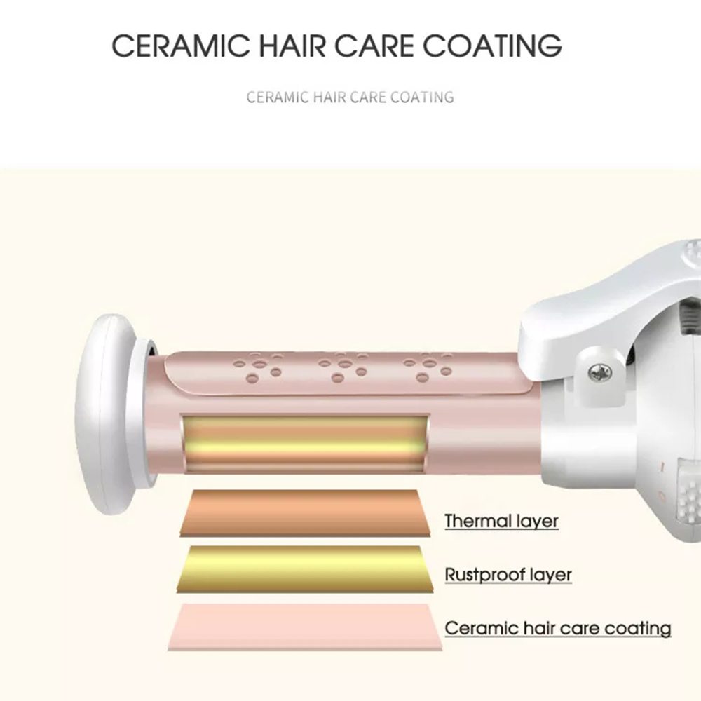 New style Porcelain styling tool anti-scald tourmaline terracotta iron curling roller mini curling iron flat 20mm professional