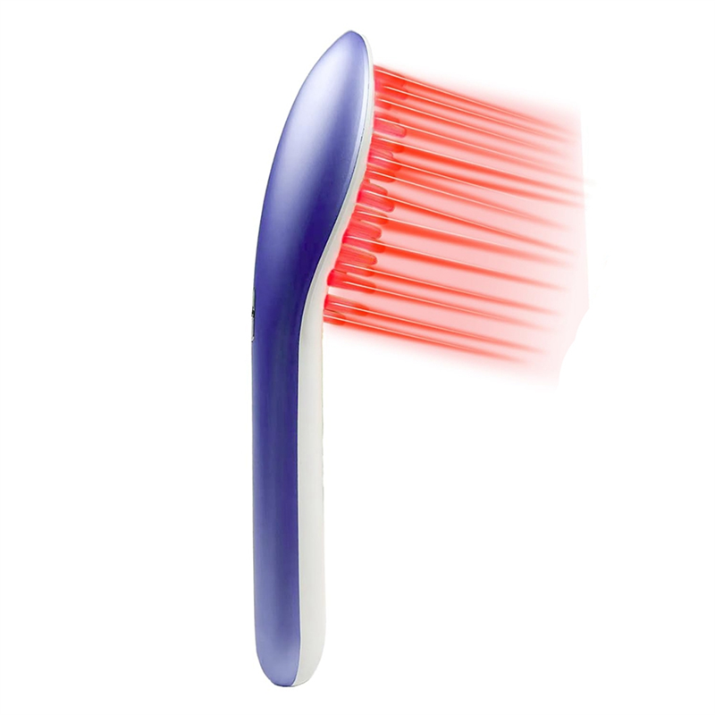 Laser-Enhanced Hair Growth Hand-Held Therapy Comb, Promotes Natural Hair Regeneration