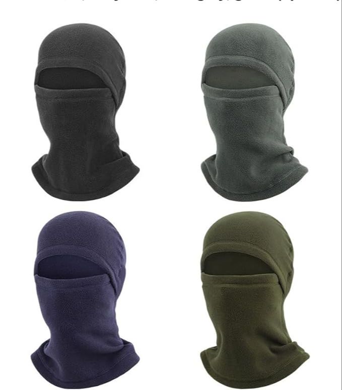 Ninja Full Face Coverage Mask With Neck Warmer Sports For Bike/scooter Undear Helmet