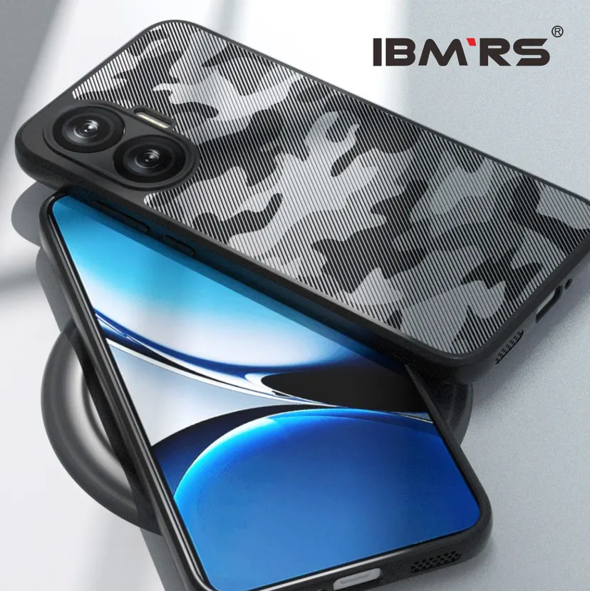 for Xiaomi Poco F6 Case Camo [Shockproof][Military-Grade] - IBMRS Protective Cover, Anti-Slip & Durable TPU