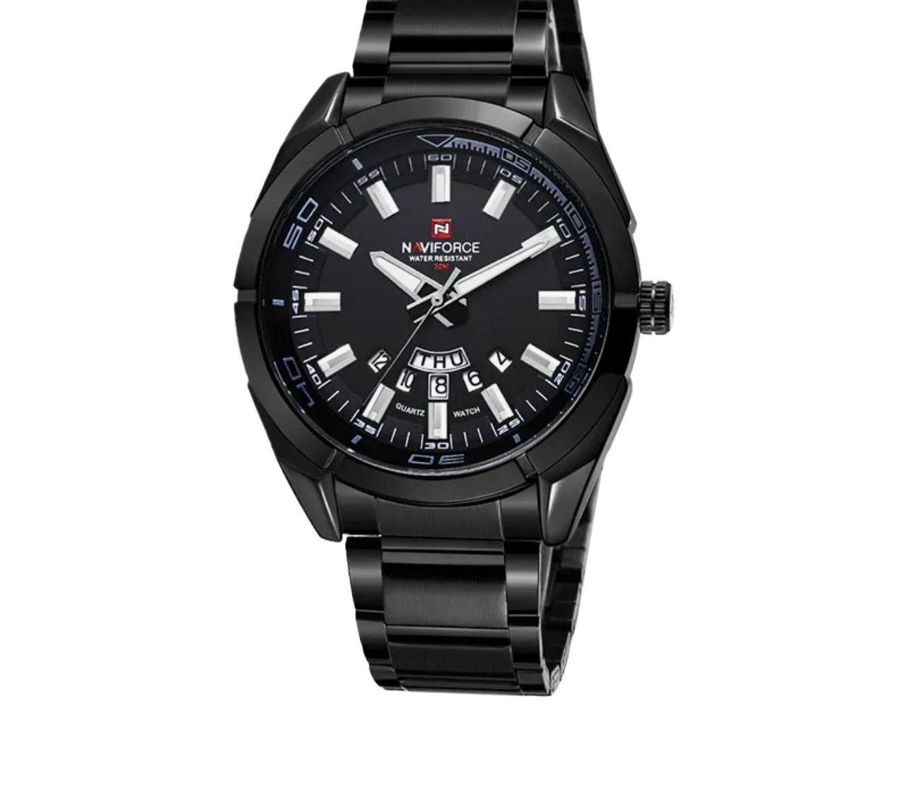 New Attractive Day & Date Function Black Stainless Steel Analog Luxury Wrist Watch For Men || Sold By Best Supplier