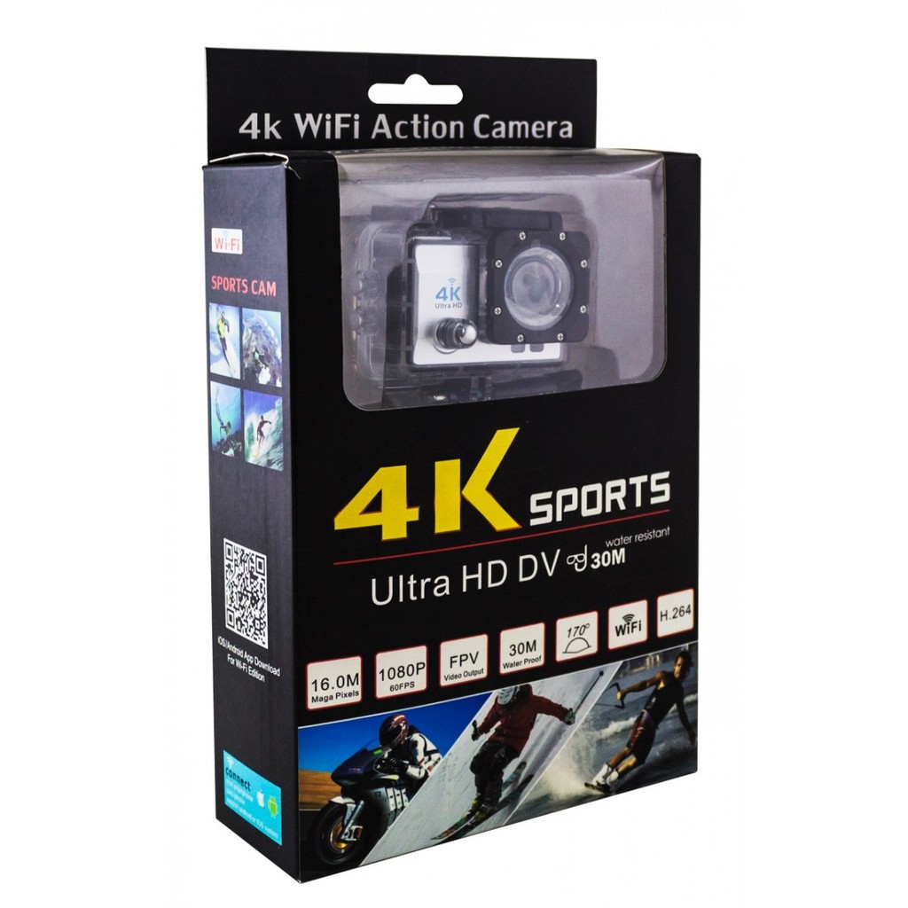 4K Sports Ultra Hd Dv Water Resistant Action Camera Non Remote