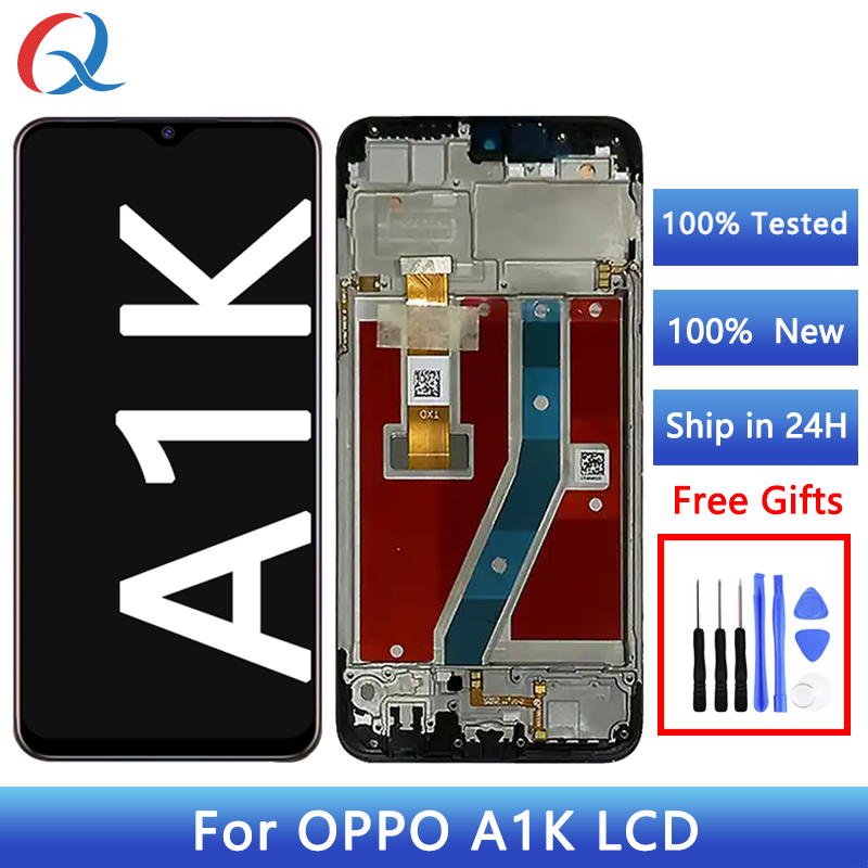 HOT for oppo a1k Realme C2 screen Replacement Mobile Phone Lcds For OPPO a1k lcd with frame pantalla oppo a1k realme c2 display