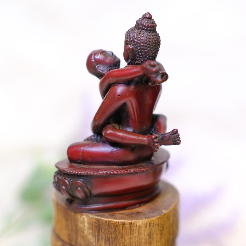 Handmade SamantaBhadra Statue from Nepal, Buddha Statue, Samanta Bhadra Statue, Tibetan Buddha