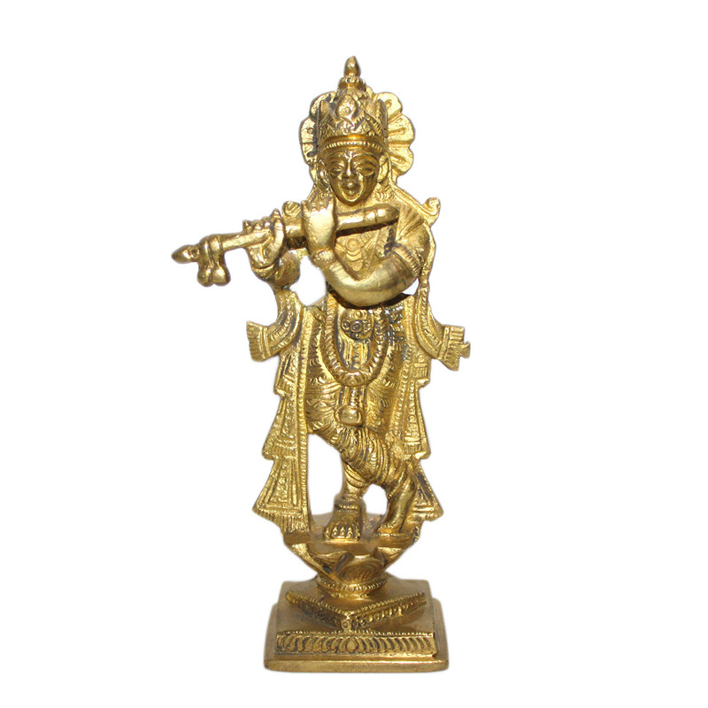 Brass Lord Shiva Statue 7.5INCH
