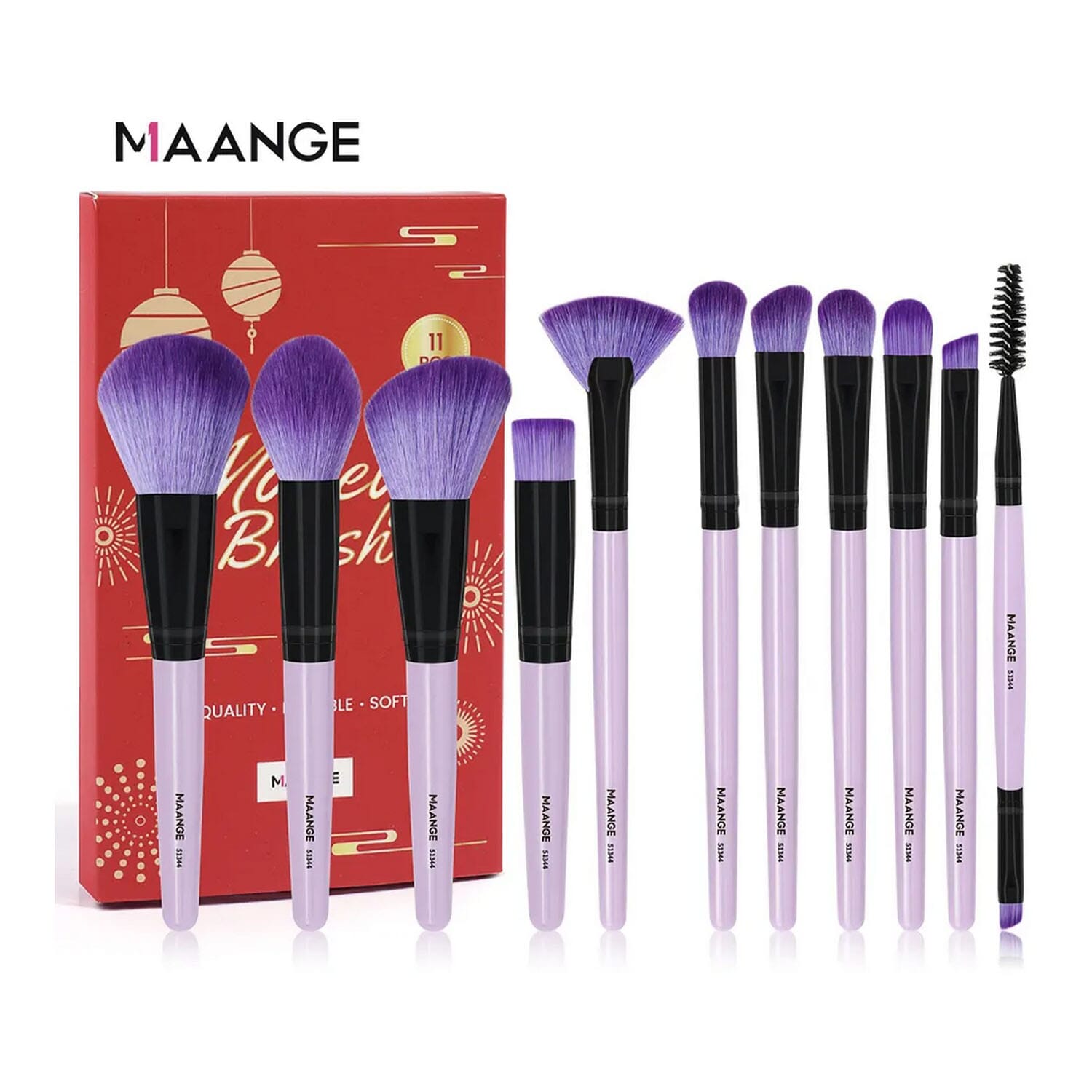 MAANGE 11psc Premium Professional Makeup Brush Sets MAG51344JK