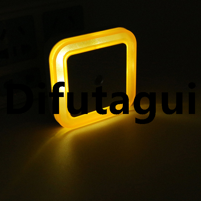 Difutagui Color moon light bedroom baby square European and American night light mini sensor] Special hot most [trend light AUTO control plug novelty children romantic bulb