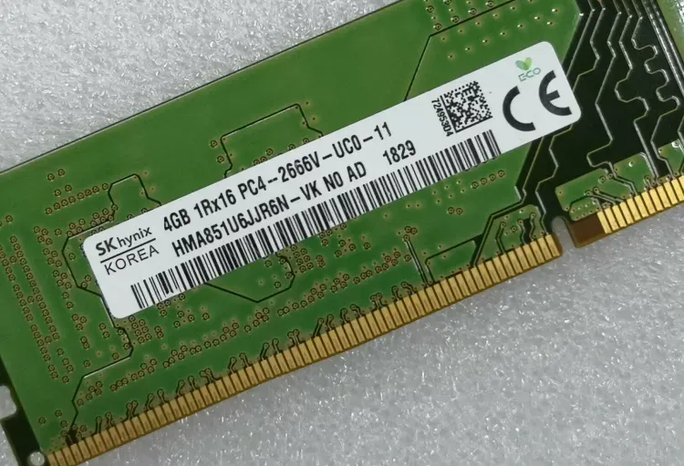 Desktop Ram 4GB DDR4 -2666 (1333MHz) SKhynix HMA851U6CJR6N-VK