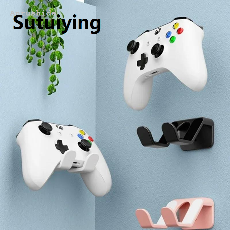 Sutuiying Profesional Anrushide Wall Mounting Hanging Bracket Game Handle Controller Headset Hook Hot Selling Hanger Universal Storage Shelf Holder For Ps Xbox Switch Pro