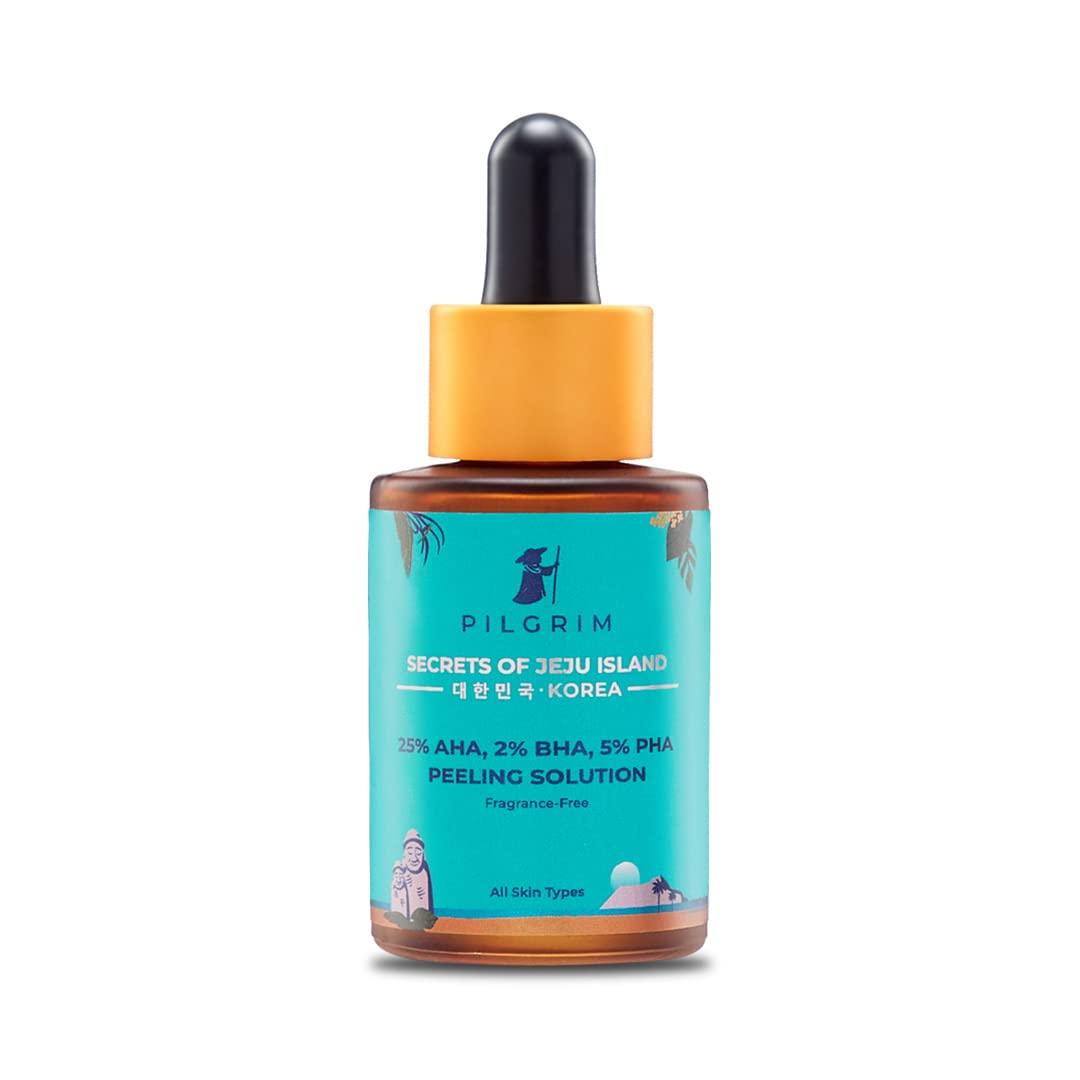 Pilgrim 25% AHA, 2% BHA, 5% PHA Peeling Solution Face Serum 30 ml