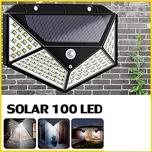 Waterproof Sensor Solar Wall Night Light For Garden And Outdoor Wireless Security Lamp Cds Night Sensor Abs Plastic (Black