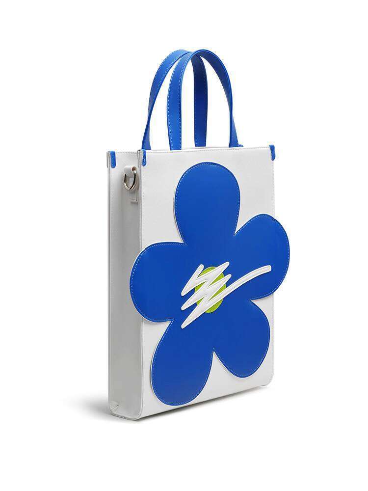 HLMT×Klein Blue Flower Laptop Womens New 14inch Apple Commuter Lenovo Crossbody Shoulder Bag High-end Niche Vertical Huawei Cute