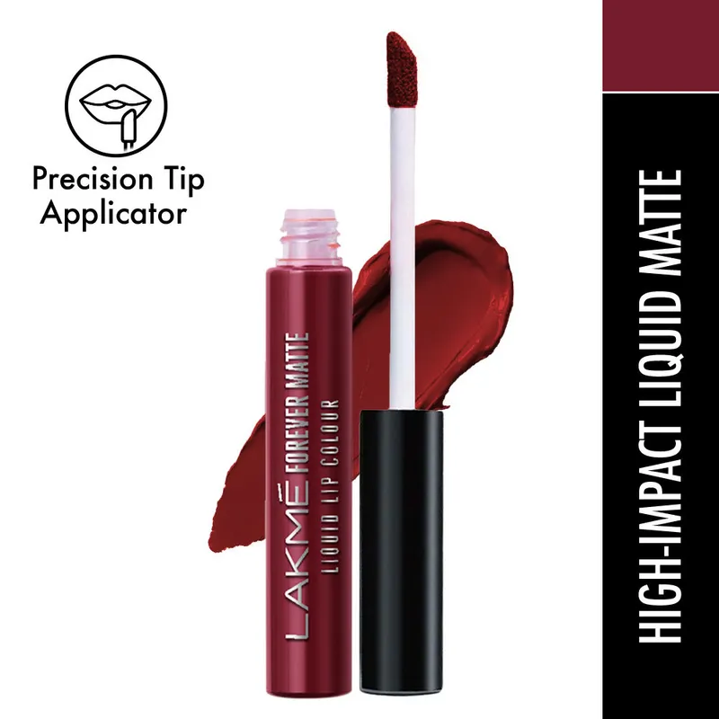 Lakme Forever Matte Liquid Lip Colour Red Carpet - 5.6 Ml