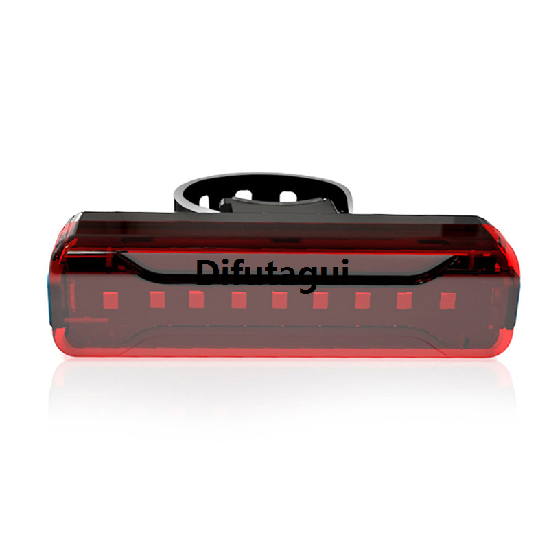 Difutagui 1200MAh LED Taillight Bicycle Rechargeable Rear Light Bicycle Safety Warning Light Bike Rear Tail Light Cycling Parts