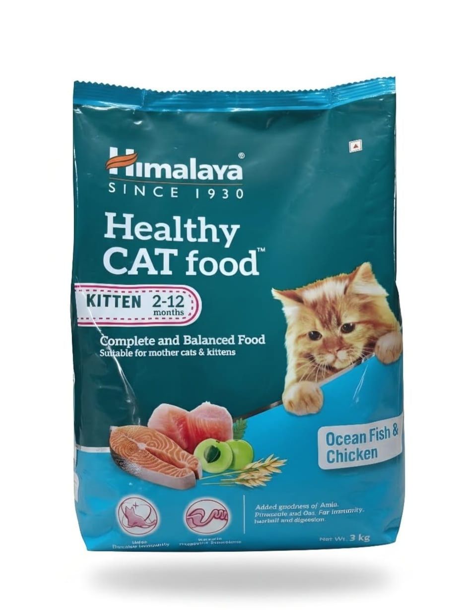 HIMALAYA HEALTHY CAT FOOD OCEAN FISH AND CHICKEN FLAVORED KITTEN 3kg