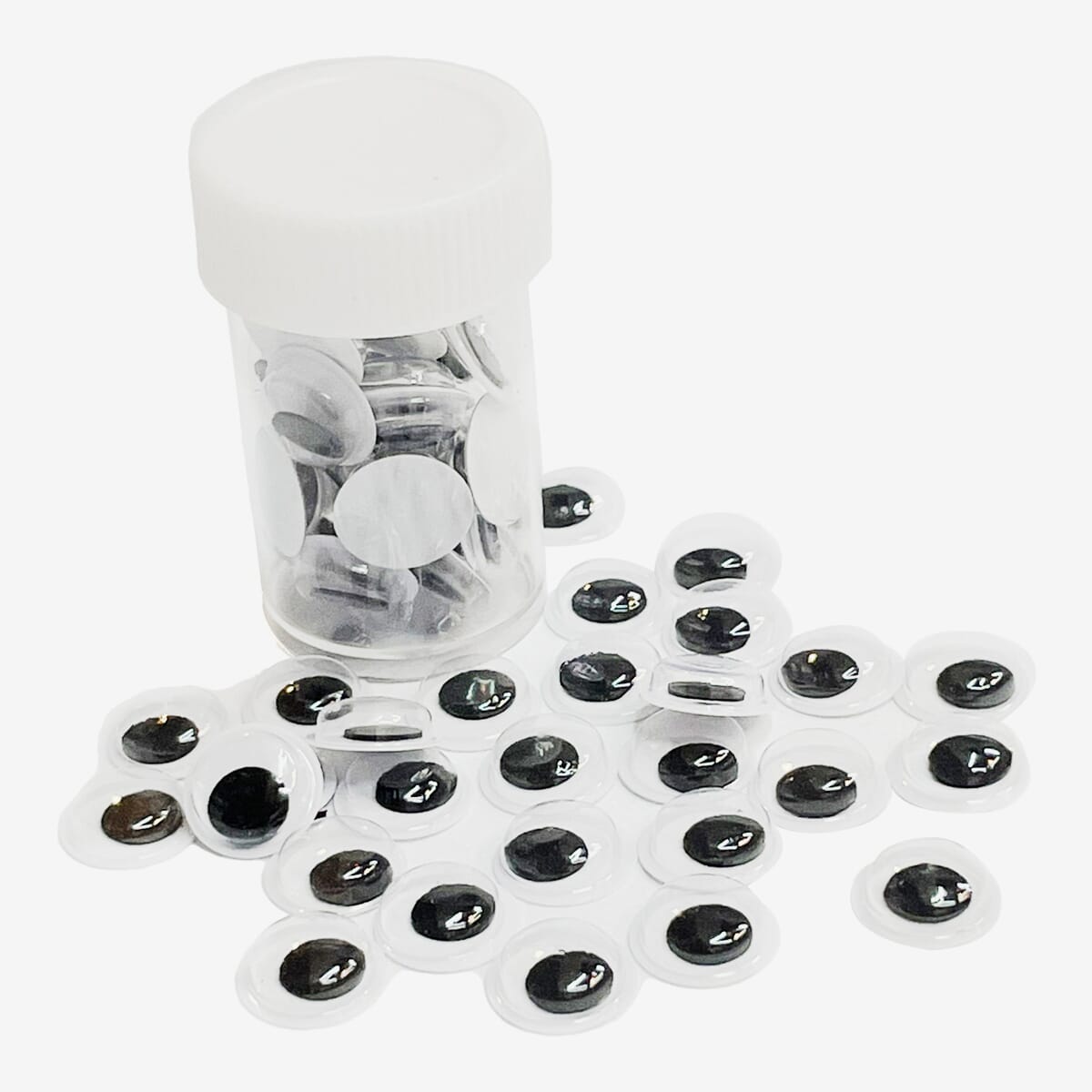 Plastic Googly Eyes, black & white pack of 1 Bottle