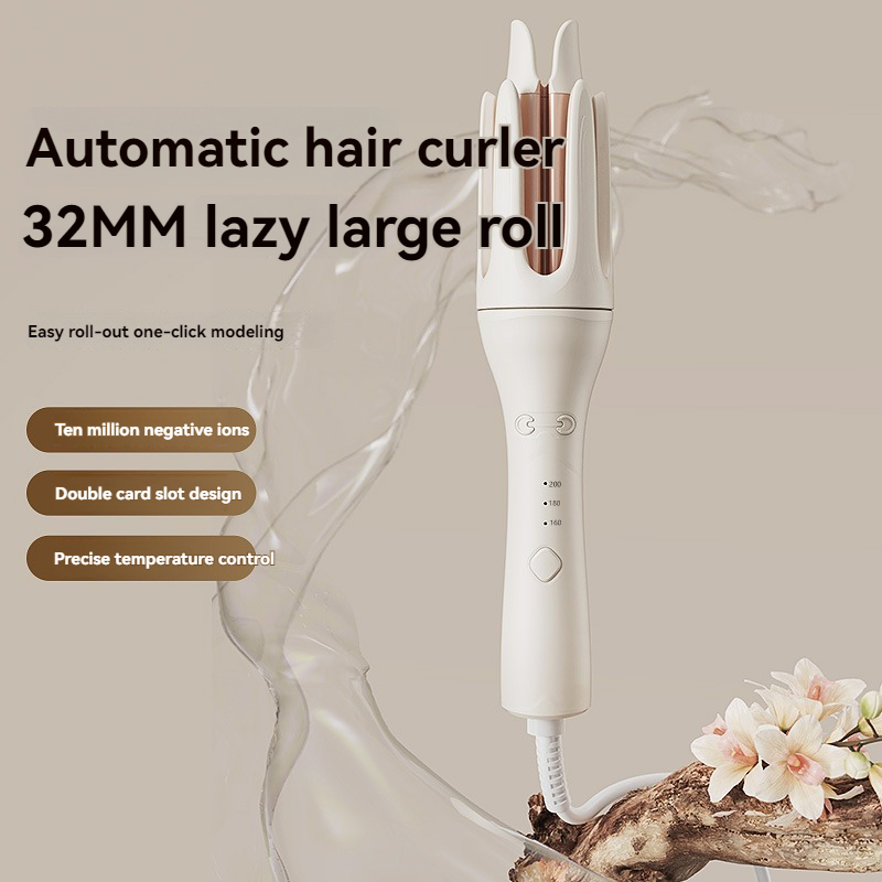 New style Shilang curling iron negative heating curling iron Han new 32mm curling iron 30 seconds fast ion no hair damage