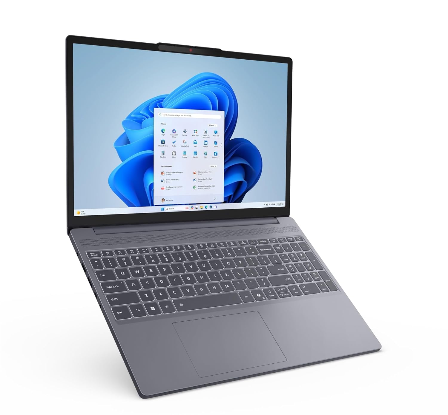 Lenovo Ideapad slim 3 I5-13420H Processor 8GB LDDR5 Ram 512Gb Nvme SSD WUXGA 15.6Inch Display Luna Gray Color 1 year Brand Warranty