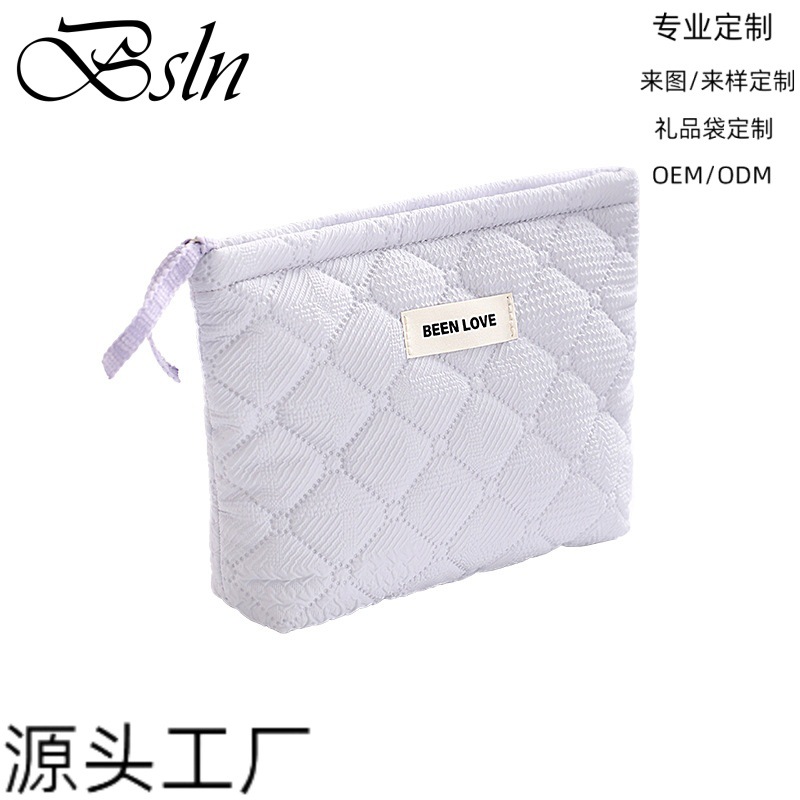 New Handheld Cosmetic Storage Bag Fashion Travel Carry-on Small Storage Bag Portable Lipstick Cosmetic Bag Customization