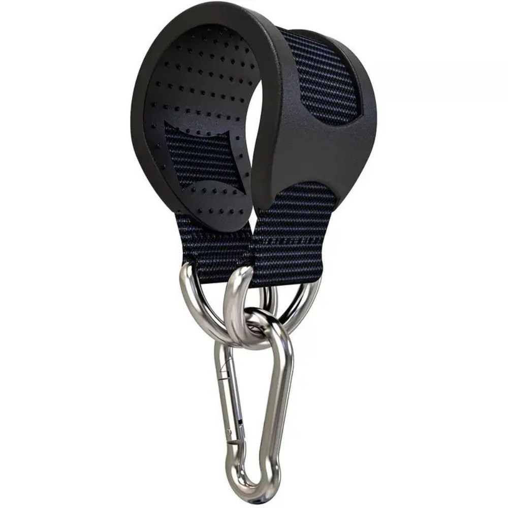 2pcs High Quality Swing Nylon Sling with Metal Hook Anti Slip Multifunctional Connecting Belt Rock Climbing Buckle Gym Accessory