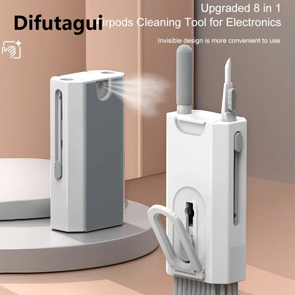 Difutagui multi cleaning pen 5 in 1 Keyboard Cleanning Kits with Keycap Puller Bluetooth Earphones Cleaning Pen Earbuds Cleaner for AirPods Pro 1 2 3Tool Sets