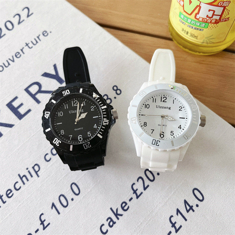 Jelly Digital Watch Boys and Girls College Style Primary School Junior High School Students Children casual and fashionable