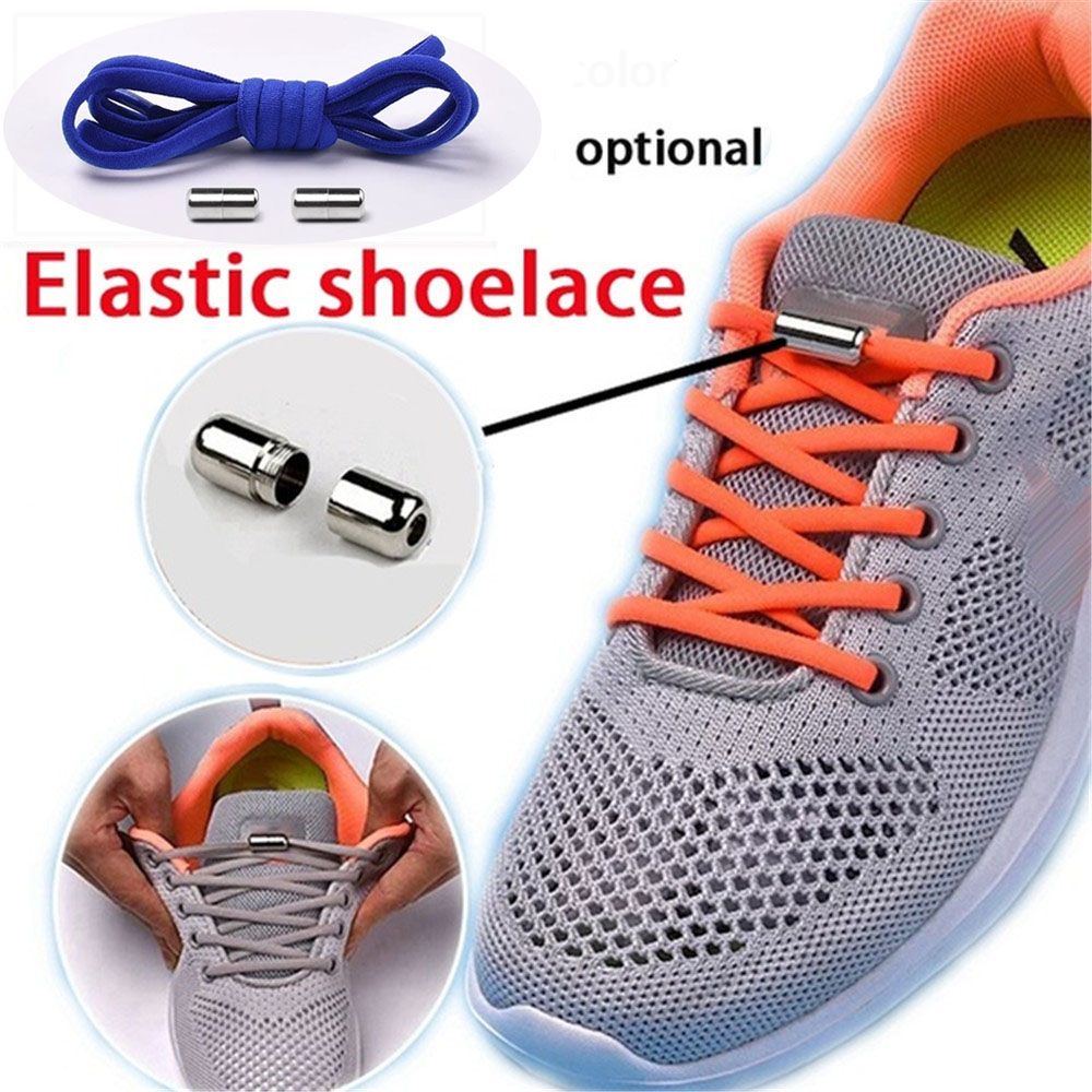 New Sneakers Fast Lacing Quick Lazy Laces Elastic Lock No Tie Shoelaces Sneakers Shoelace
