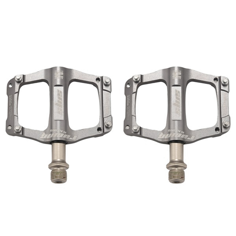3 Bearing Aluminum Alloy Ultralight Pedals Bicycle Pedals Flat Pedals Outdoor Sports Bike Parts Titanium Color