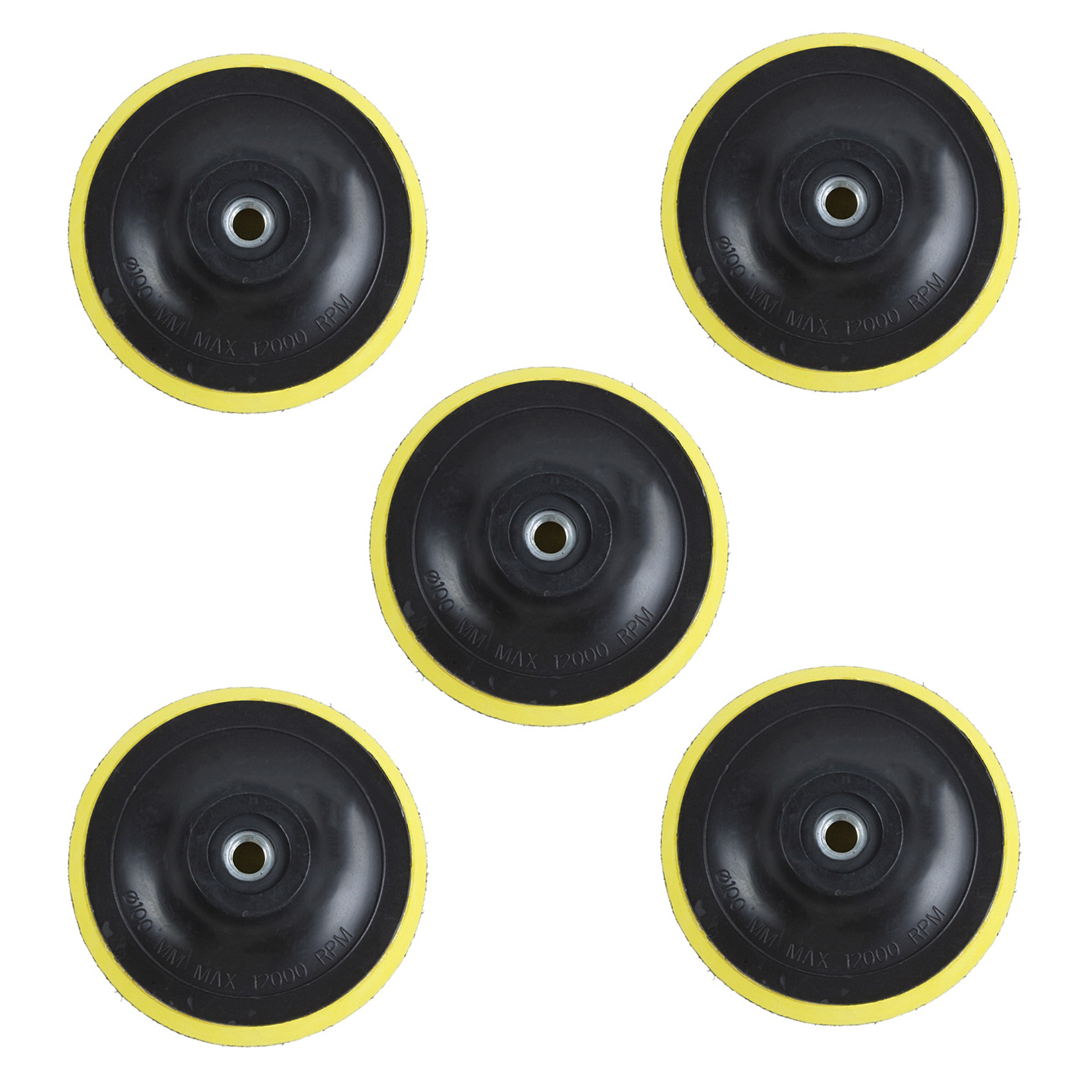 fasdaga 5X Angle Grinder Sanding Polishing Hook and Loop Backing Pad 4 inch Dia