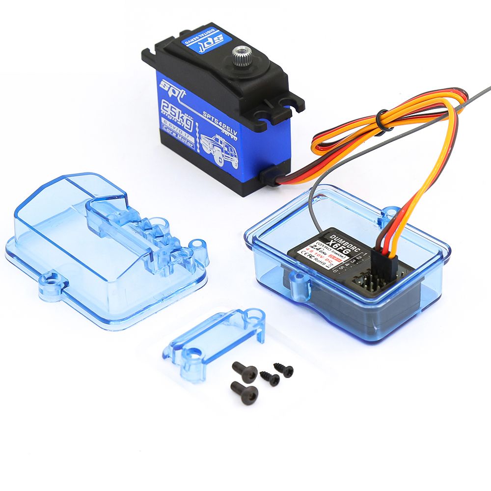 Plastic RC Car Accessories Blue Sealed Boxes Waterproof Receiver Box Receiver Protection Box Device Case