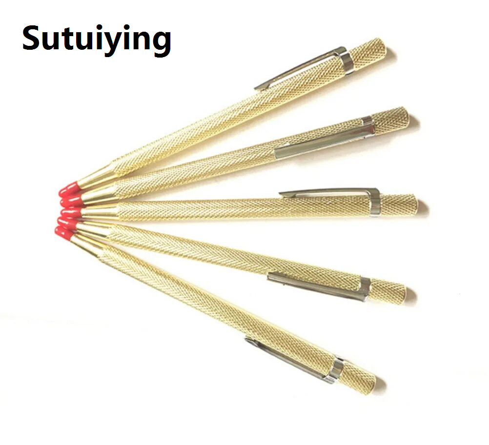 Sutuiying carving tools 1PC New Tungsten Carbide Tip Scriber Etching Pen Carve Jewelry Engraver Metal Tool Best Quality 2 ColorsCleaning Tools