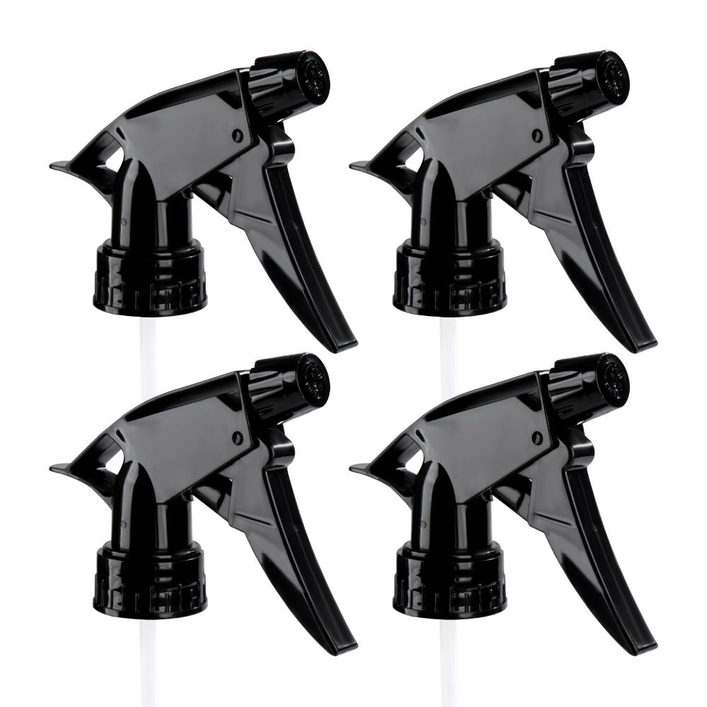 4pcs Portable Adjustable Spray Bottle Nozzles Leak Proof Mist Water replaceable Bottle Spray Nozzle Chemical Cleaning Spraying Bottle Sprayer for Bottles