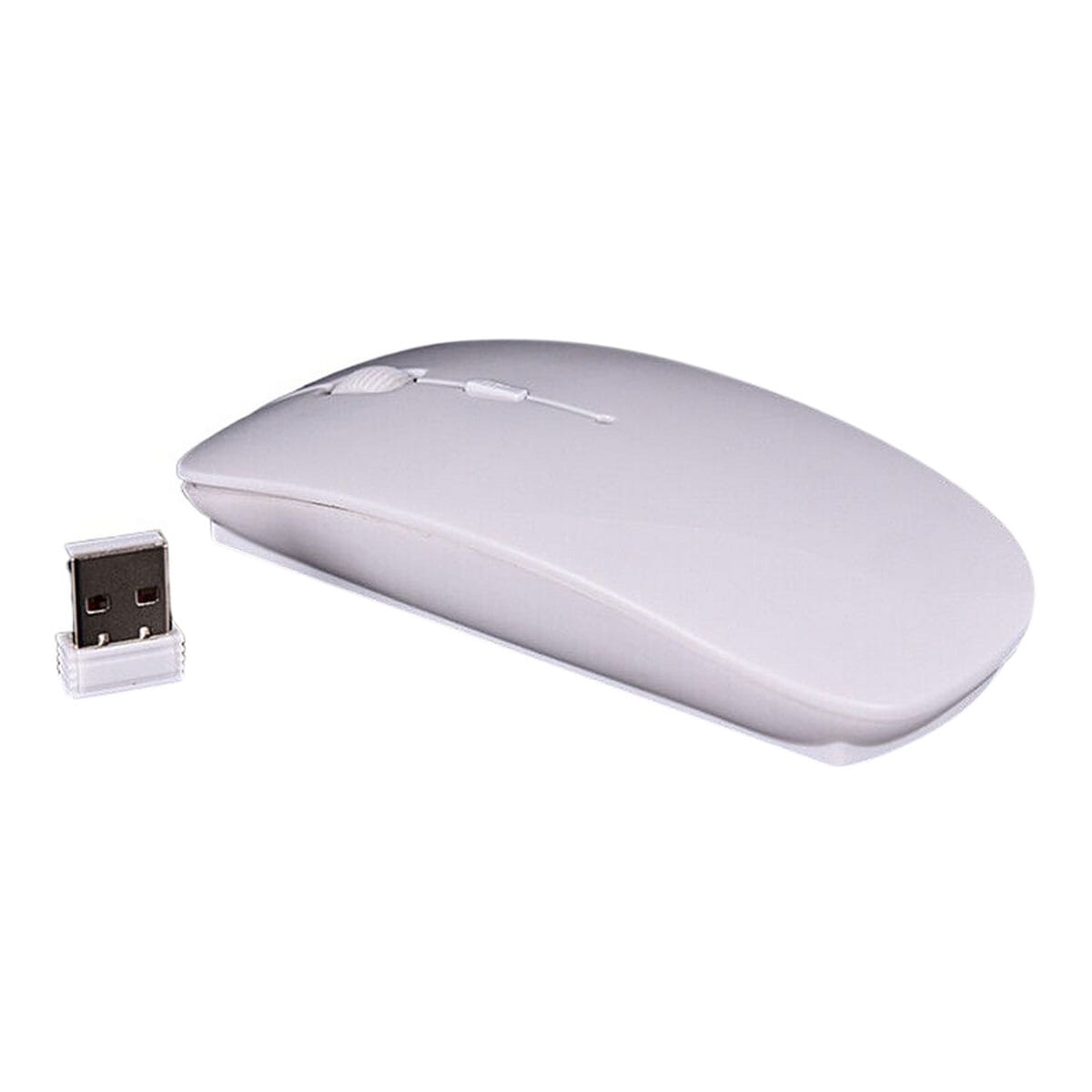Ultra-Thin 2.4G Office Wireless Mouse Mute Charging Mouse Notebook Home Mouse With USB Receiver