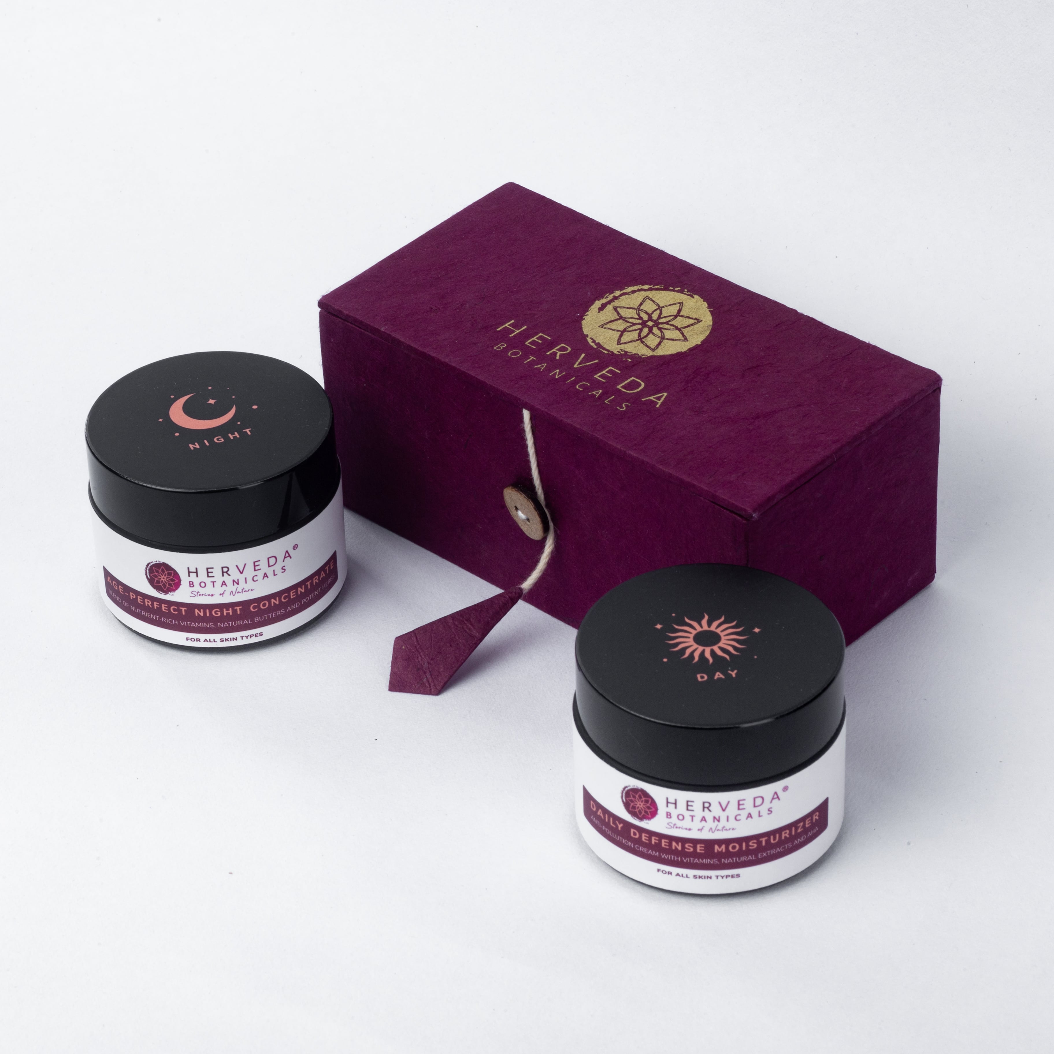 Herveda Botanicals AM-PM Moisturizing Duo Set 50 G