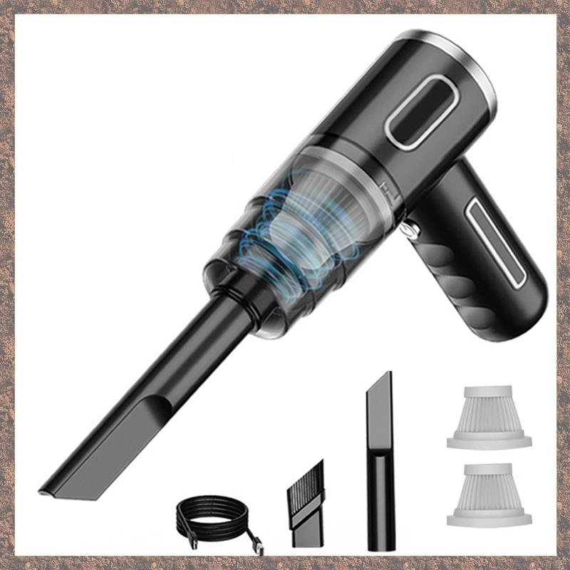 Car Vacuum Cleaner Portable Wireless Vacuum Cleaner Cordless Handheld Vacuum Home Car Dual Use Mini Vacuum Cleaner Black Parts