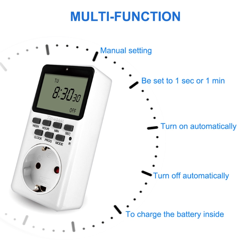 New style Timer switch UK wall can be timer, with timer heavy-duty smart device digital programmable cloth] socket timing [hot new products issued in power socket EU US